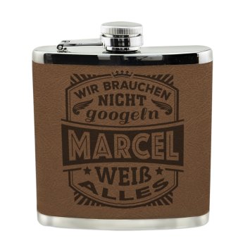 Echter Kerl Flachmann Marcel