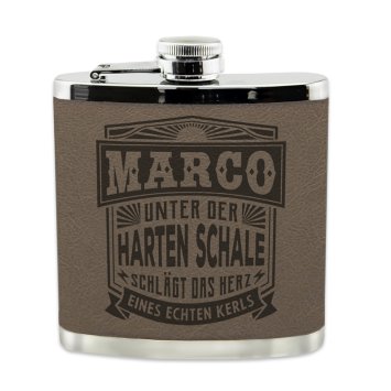 Echter Kerl Flachmann Marco