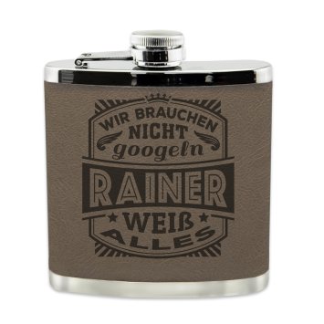 Echter Kerl Flachmann Reiner