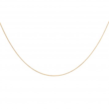 Collier 925 Silber vergoldet Schlangenkette