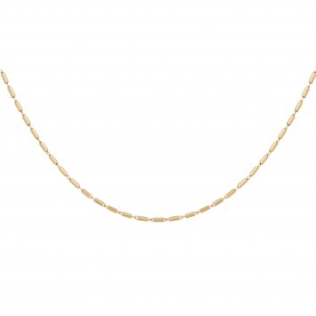 Collier 925 Silber vergoldet Gliederkette