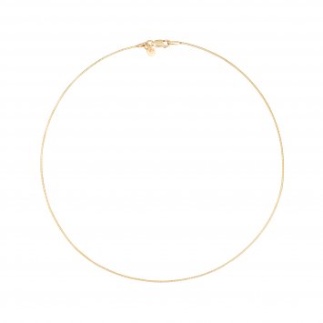 Collier 925 Silber vergoldet Omega-Reif