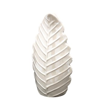 Porzellan-Vase Monstera-Blatt