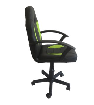Schreibtischstuhl Junior höhenverstellbar ergonomischer Drehstuhl Schwarz-Grün