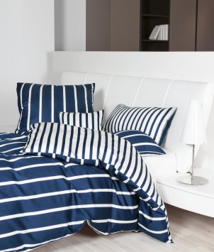 Baumwoll Bettwäsche Modernclassic Streifenlook Janine