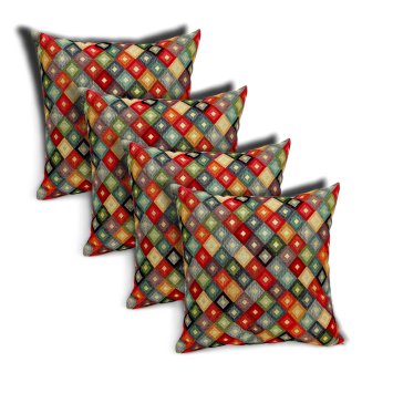 Kissenhülle Goldpunkte 50x50 cm 4er-Set linke