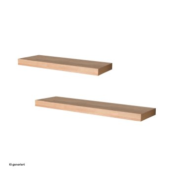 Wandregale 2er Set 120cm + 80cm Altona Sonoma