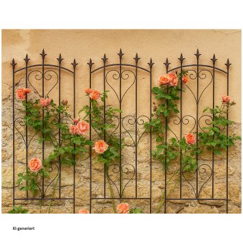 Rankgitter 3er Set mit Herz-Ornamenten