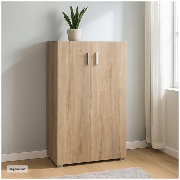 Sideboard Kommode 2 Türen Sonoma Schrank Stauraum 60 x 115 cm