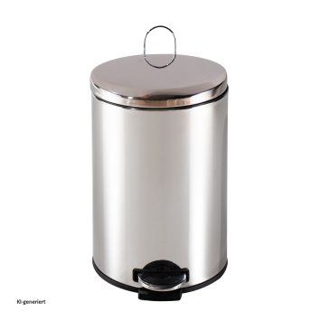 Mülleimer 12 Liter Silber Jannik
