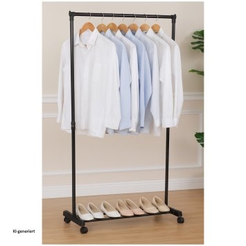 Garderobe mit 4 Rollen Lena
