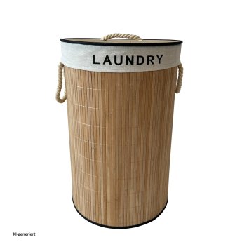 Wäschesammler 66 Liter Briena rund
