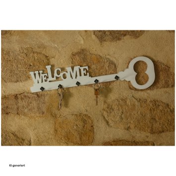 Schlüsselbrett Shabby Look Welcome