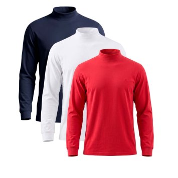 Stehkragenshirt 3er Pack