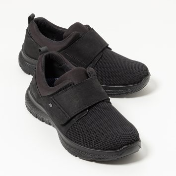 Herren Leder Klettschuh