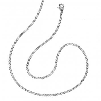 Halskette Edelstahl Panzerkette 2mm breit