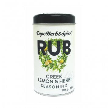 Cape Herb and Spice Rub Greek Lemon and Oregano Gewürzmischung 100g