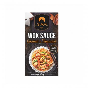 deSiam Wok Sauce Coconut and Tamarind mit Zitronenaroma 100g