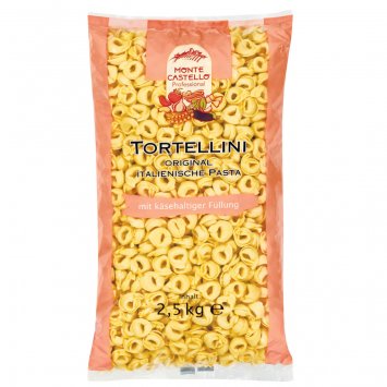 Monte Castello gefüllte Tortellini mit käsehaltiger Füllung 2500g
