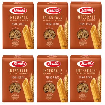 Barilla Pennette Rigate Integrale Vollkornnudeln 500g 6er Pack
