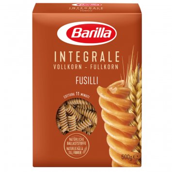Barilla Vollkornnudeln Integrale Fusilli original aus Italien 500g