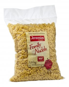 Jeremias Classic Schneckli Family Nudeln mit frischen Eiern 2500g