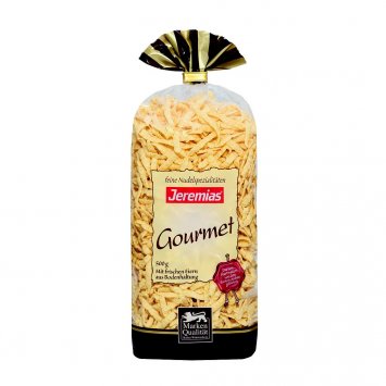 Jeremias Gourmet Spätzle geschabt mit frischen Eiern 500g 2er Pack