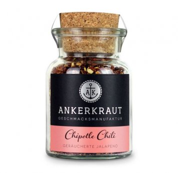 Ankerkraut Chipotle Chili geräucherte Jalapeno im Korkenglas 55g