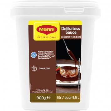 Maggi Delikatess Sauce zu Braten Großpackung für Gastro 900g