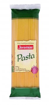 Jeremias Spaghetti Pasta Nudeln aus Hartweizengriess 500g 4er Pack