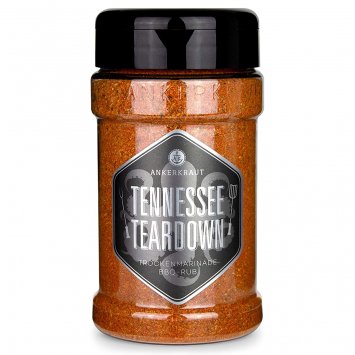 Ankerkraut Tennessee Teardown BBQ Rub Trockenmarinade für Schwein 200g