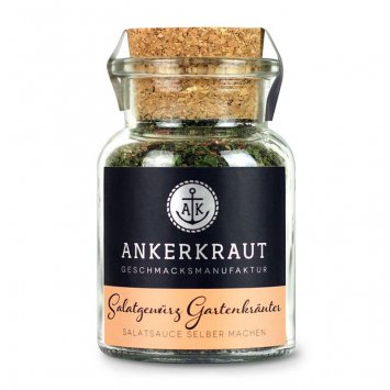 Ankerkraut Salatgewürz Gartenkräuter für Salatsaucen Korkenglas 75g