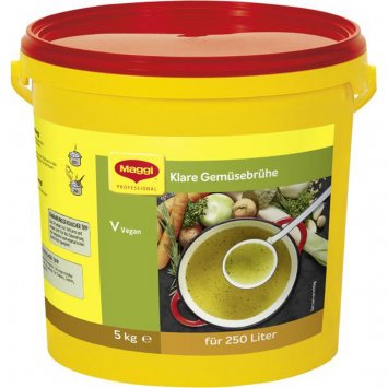 Maggi Professional Klare Gemüsebrühe für 250 Liter Großpackung 5000g