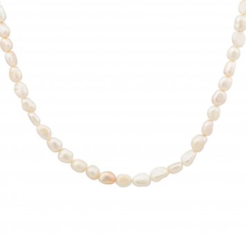 Halskette 925 Silber Perlenkette