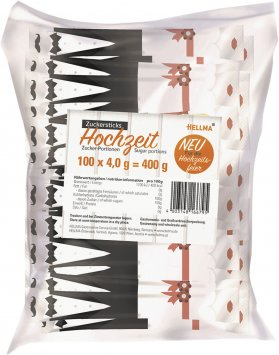 Hellma Zucker-Sticks Hochzeit