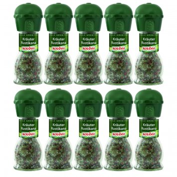 Kotanyi Kräuter Rustikana in Mühle Gewürzmühle 48g 10er Pack