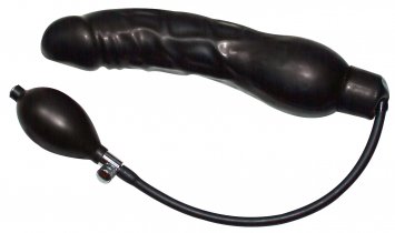 Dildo Black Latex Balloon