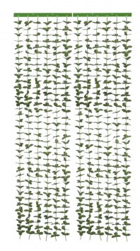 Blättervorhang Mod. Liane, dekorativer Türvorhang/Insektenschutz für Balkon