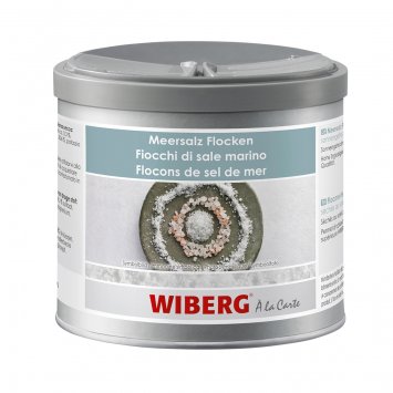 Wiberg Meersalz Flocken sonnengetrocknet unjodiert Packung 350g