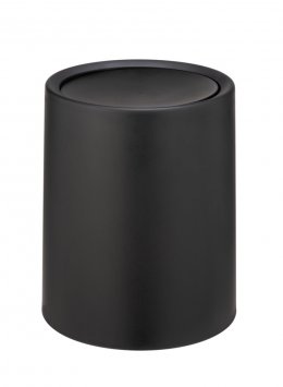 Schwingdeckeleimer Mod. Atri Schwarz, Fassungsvermögen: 6 Liter