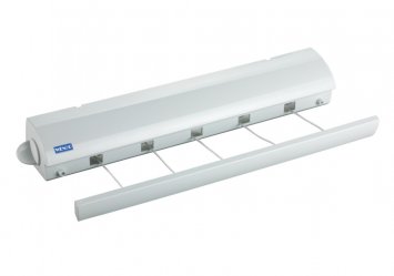 Wand-Wäscheleinen, stufenlos ausziehbar