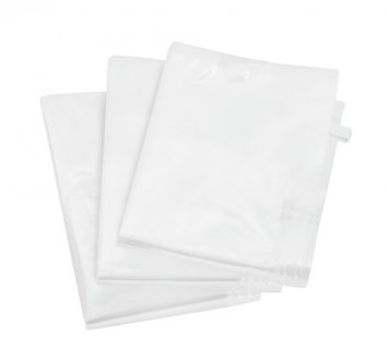 Vakuum Beutel Set Transparent, 6-teilig, platzsparende Kleideraufbewahrung mit Pumpe