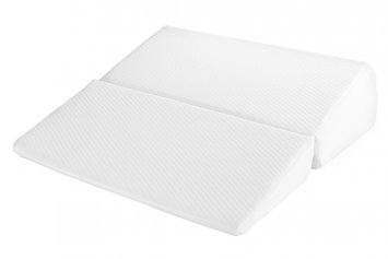 Visco Bett-Keilkissen, faltbar, druckentlastendes Stützkissen mit Viscoschaum