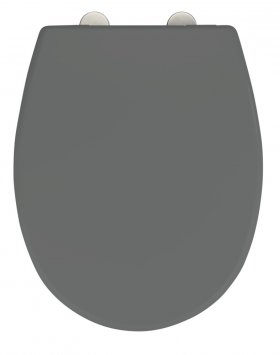 WC-Sitz Mod. Vorno Neo Grau, aus antibakteriellem Duroplast