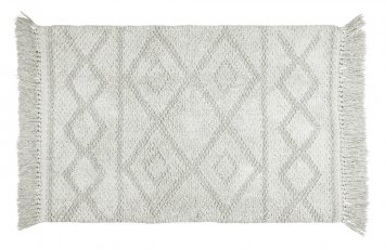 Badematte Mod. Urla Grau, aus zertifizierter Bio-Baumwolle