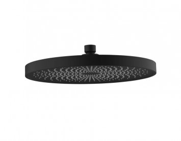 Duschkopf Mod. Softwater Schwarz matt, Ø 26 cm