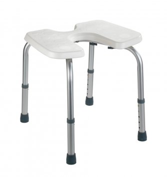 Hygienehocker Mod. Secura, höhenverstellbar, 120 kg Tragkraft