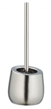 WC-Garnitur Mod. Badi Chrom matt Keramik, mit Silikon-Bürstenkopf