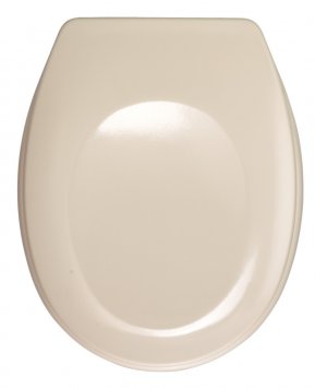 WC-Sitz Mod. Bergamo Beige, aus antibakteriellem Duroplast