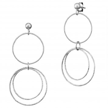 Ohrstecker 925/- Sterling Silber rhodiniert